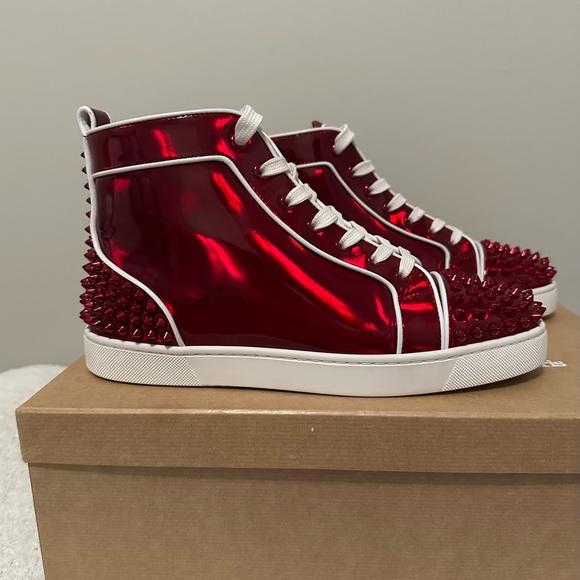 Christian Louboutin Lou Spikes 2 Flat - Picture 4 of 16